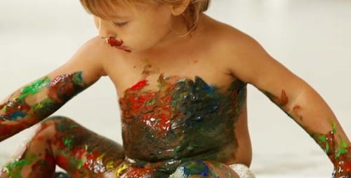 Covered in Paint