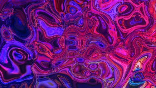 Vibrant Abstract Fluid Liquid Motion Background Loop