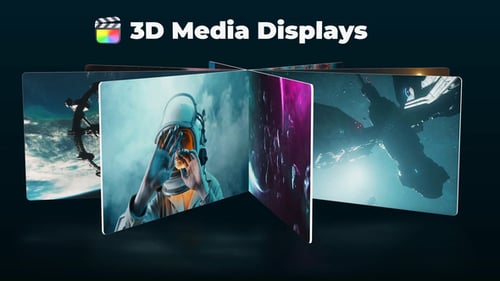 Pantallas multimedia 3D para Final Cut Pro