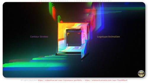 Contour Strokes - Logotype Animation