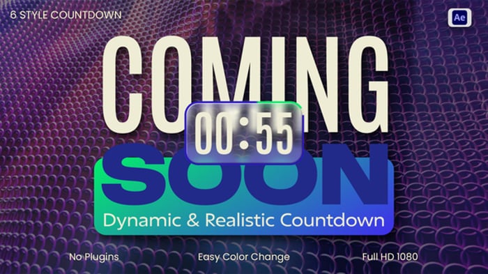 Countdown & Timers Pack, Elements ft. clock & clock animation - Envato