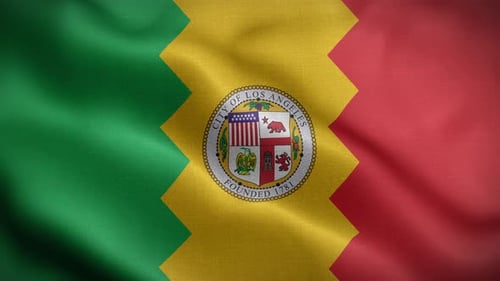 Fondo de lazo de bandera de Los Ángeles, California, EE