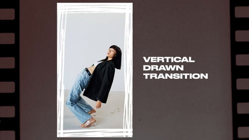 Vertical Drawn Transition