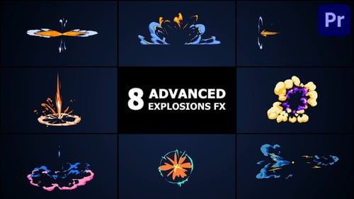 Advanced Explosions FX | Premiere Pro MOGRT