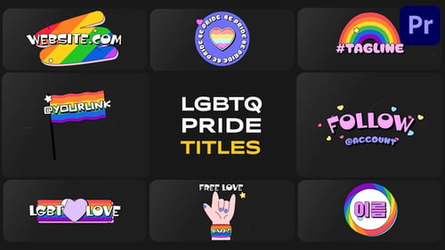 LGBTQ Pride Titles for Premiere Pro