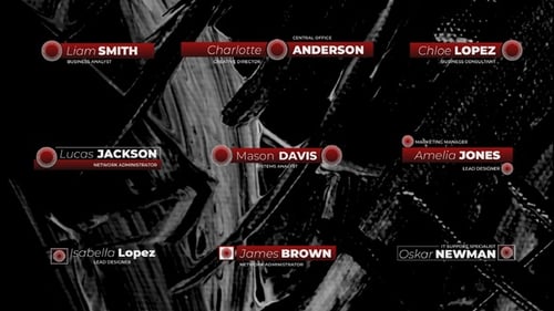 Moderne DaVinci Resolve-Vorlage für Unterer Drittel.