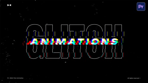 Glitch Text Animation \ PP