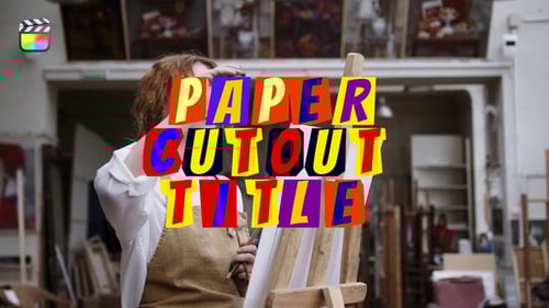 Paper Cutout Title