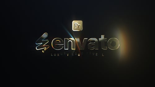 Elegant Gold Logo Opener with Cinematic Flares