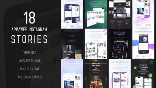 App / Website Instagram Stories