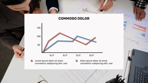 Bar Graph Chart Infographics mogrt