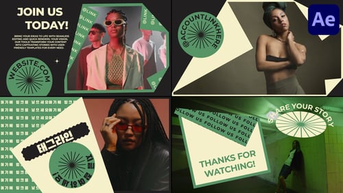 Creative Poster Slides for After Effects