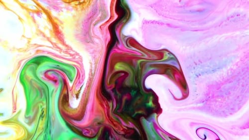 Textura abstracta colorida de ondas líquidas sacras 661