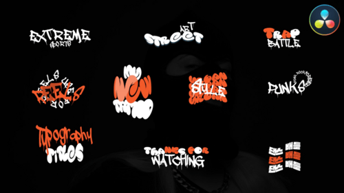 Typography Titles for DaVinci Resolve