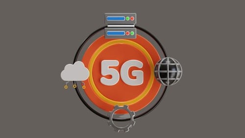 3D Animation of Connecting the World with the 5G Ecosystem