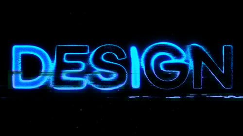 Grunge Neon Typography
