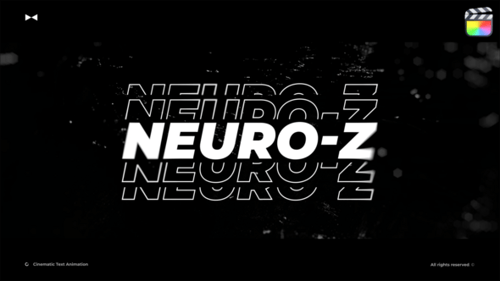 Cinematic Text Animation \ FCPX