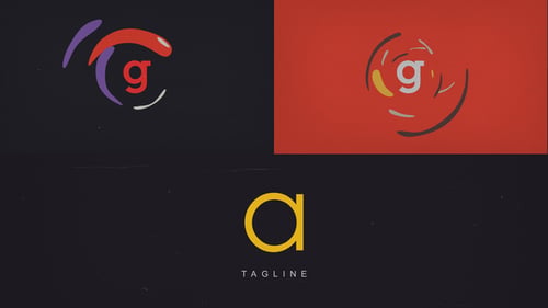 Dynamic Logo Reveal with Fluid Twisting Elements