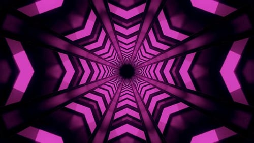 Corredor circular rosa