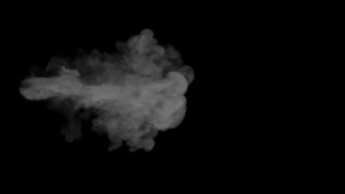 Dynamic Smoke Burst Transition Effect