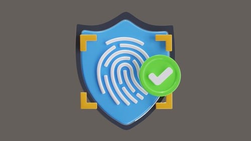 3D Animation of Increase Security with Biometric Authentication