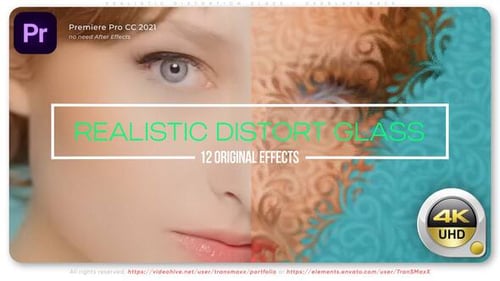 Realistic Distortion Glass - Overlays Pack