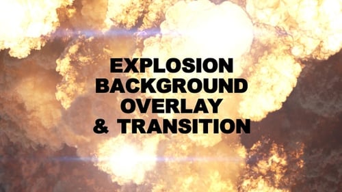 Explosions-Hintergrund & Overlay