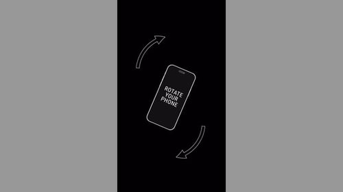 Gire la animación de su teléfono a la posición horizontal