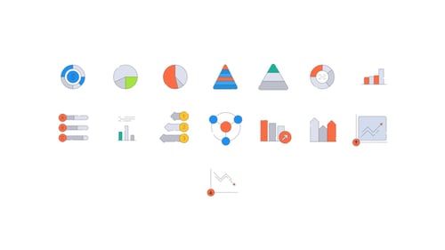 Graphs and Charts Icons vol. 2