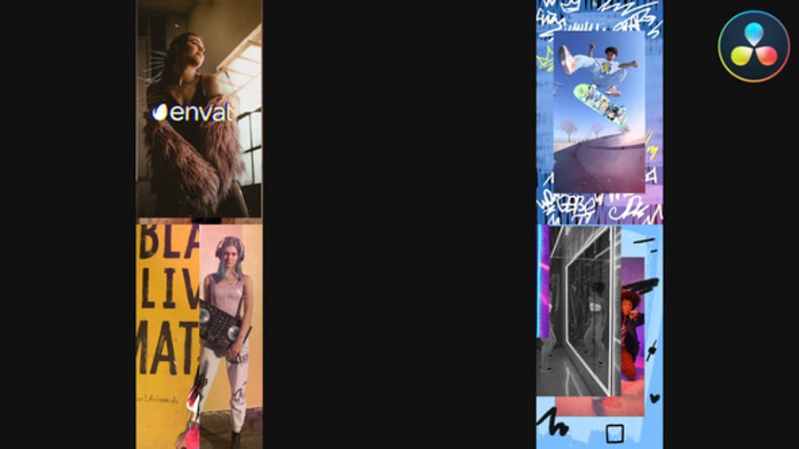 Cover for Dynamic Scribble Vertical Opener | DaVinci Resolve