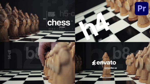 Dynamic Chess Game Intro with Animated Moves, Openers ft. chess & sport ...