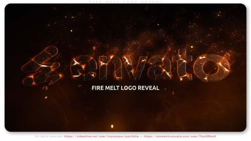 Fire Melt Logo Reveal