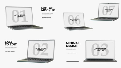 Laptop mockup presentation