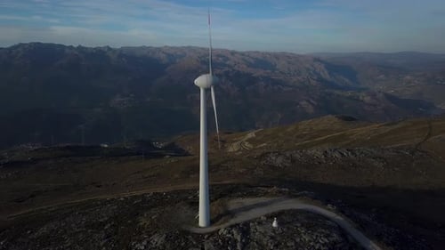 Windenergie-Berge