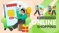 Online Shopping Sale Animation