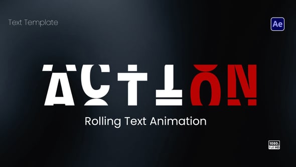 Dynamic Kinetic Typography Title Animation, Titles ft. rolling text ...