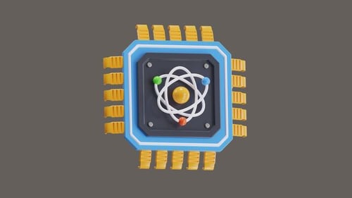 3D Animation of Exploring the Potential of Quantum Computing