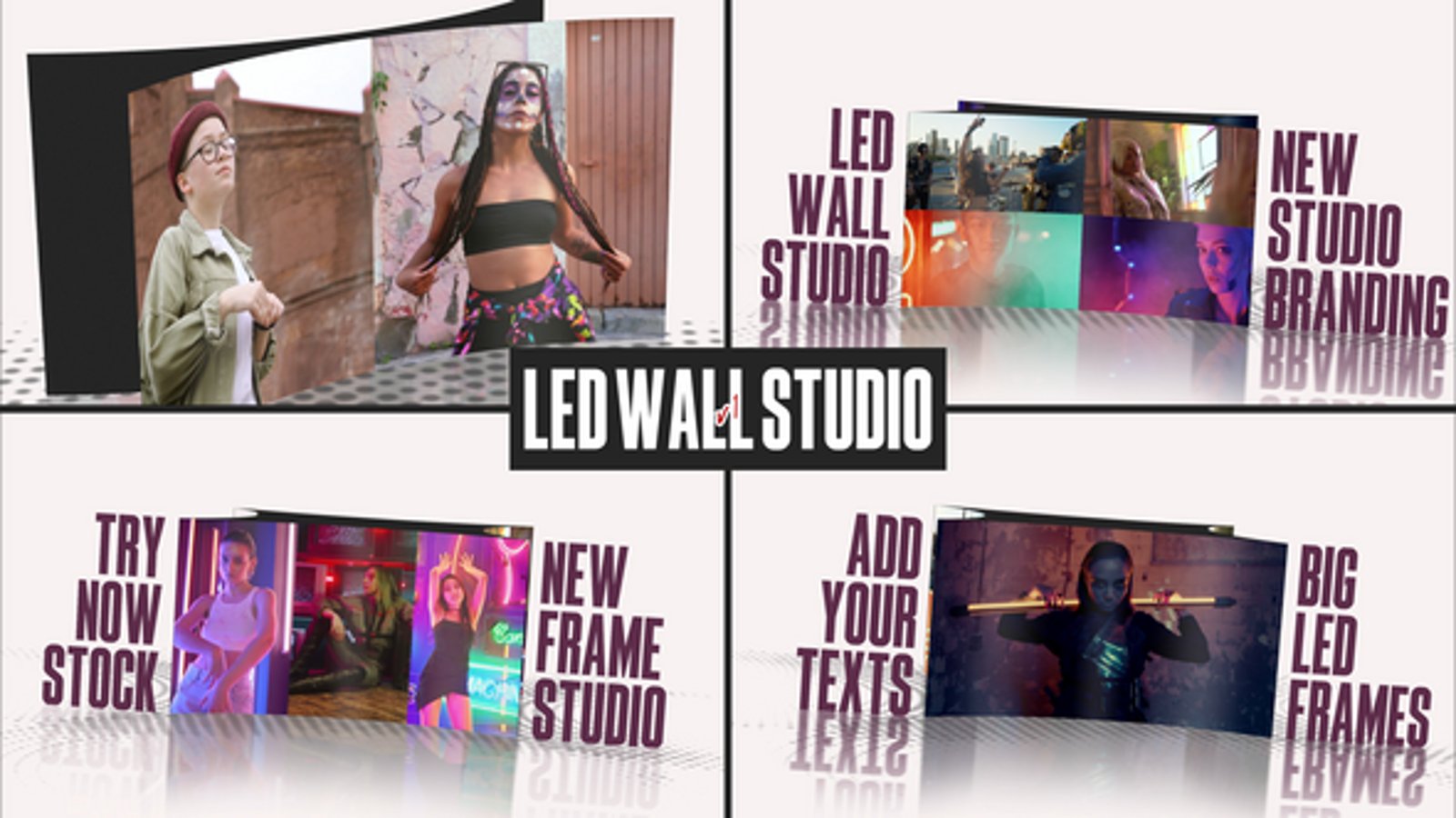 Led Wall Studio, Broadcast Packages ft. studio & presentation - Envato