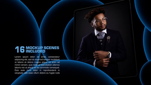 Modern Corporate Slideshow with Abstract Orb Animations