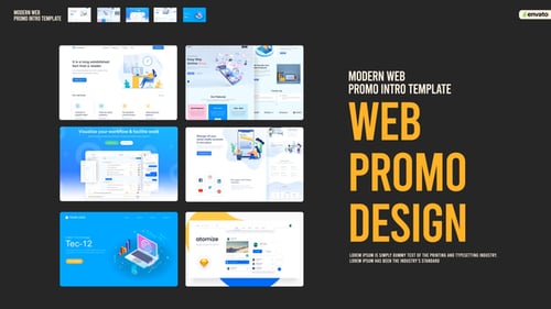 Animated Modern Digital Product and UI Showcase