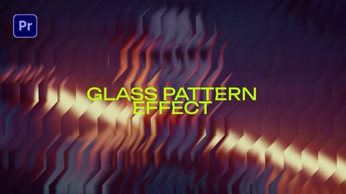 Efecto de patrón de vidrio