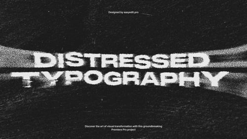 Distressed Typography | MOGRT