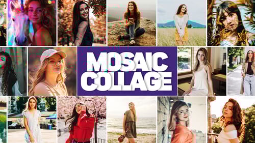 Mosaic Collage Intro I Mosaic Instagram Reels