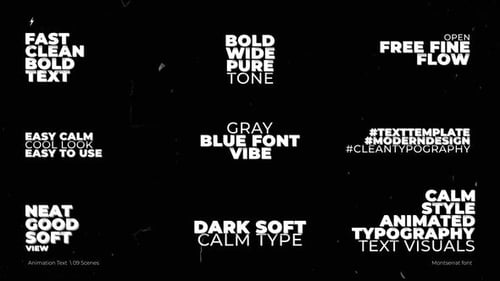 Dynamic Modern Typographic Title Animation