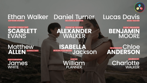 Text Clean Lower Thirds \ DR