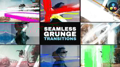 Grunge Glitch Seamless Transitions | FCPX