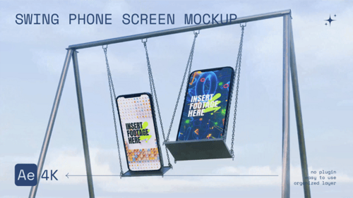 Swing Phone Screen Mockup