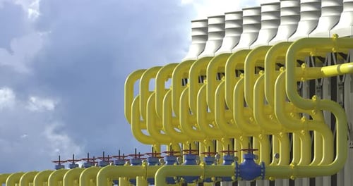 Chiller Cooling System at the Compressor Station