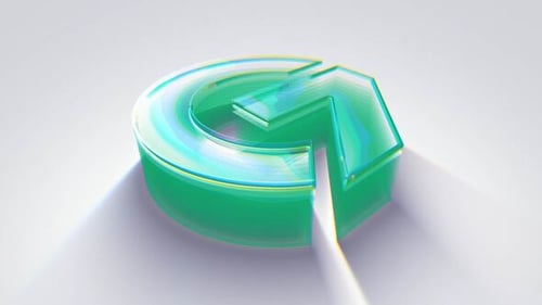 Modern Glitch Logo Reveal with Chromatic Aberration