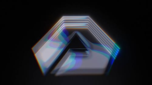 Glitch RGB Split Logo Reveal Opener